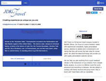 Tablet Screenshot of jdktravel.com